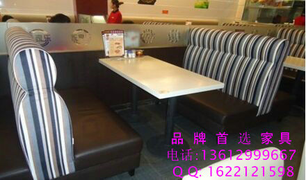 厂家专业定制 中餐厅卡座沙发  中餐厅餐桌
