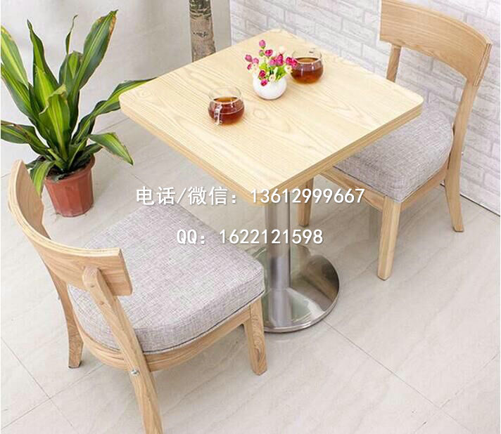 深圳定制防火板餐桌 不锈钢餐桌  实木餐椅款式